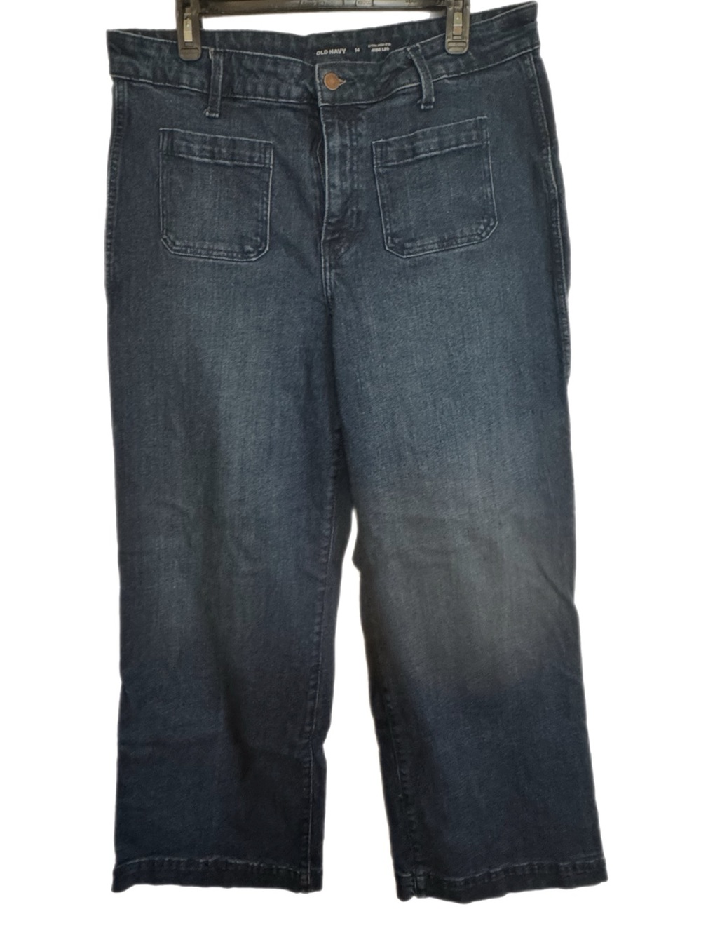 Old Navy Dark Blue Women's Wide Leg Jeans